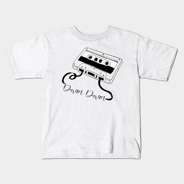 Duran duran - Limitied Cassette Kids T-Shirt by blooddragonbest